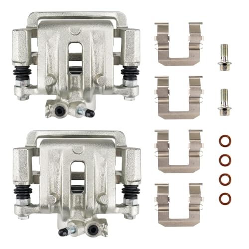 Image of KAX Disc Brake Caliper Assembly Fit for 2007-2017 Chevrolet Equinox, 2010-2017 GMC Terrain, 2012-2015 Chevrolet Captiva Sport, 2008-2010 Saturn Vue, 2007-2009 Pontiac Torrent, Rear Left and Right 2PC