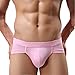Produktbild Encounter Herren Modal Sexy Fit Unterwaesche Unterhosen Slips Sportslips Briefs Guter Passform Hell-Pink L