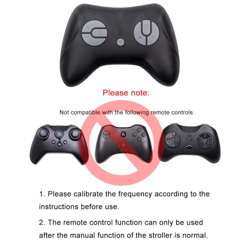 JR1839 FCC Black 2.4G Bluetooth Remote Control Transmitter Accessories,Powered Wheels Children Electric Ride On Toy Car Replacement Parts