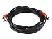 Monoprice 12ft 2 RCA Plug/2 RCA Plug M/M Cable - Black