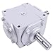 Holdia 40 HP Right Angle Bevel Gearbox with Crosshole & Keyed Shaft 19455-SR-KW-PH-GR CW/CW 1:1 1800 Max RPM