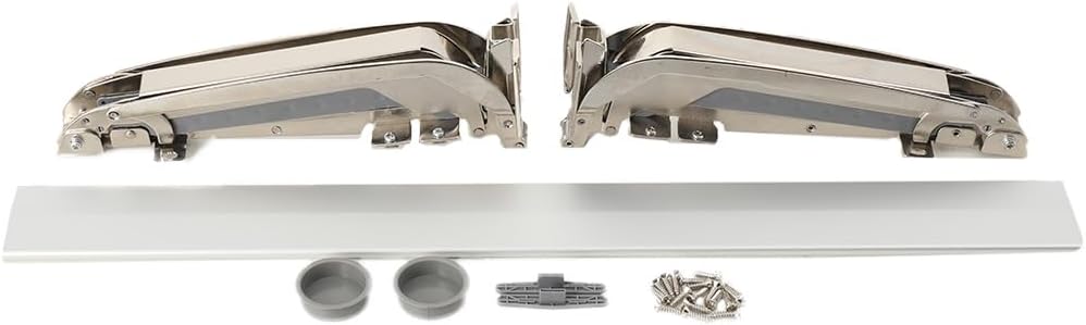 1 Set Opening Door Hinge Set 180° Parallel Opening Cabinet Wardrobe Door Sliding Load-Bearing 15.4llbs Heavy Duty Hinge