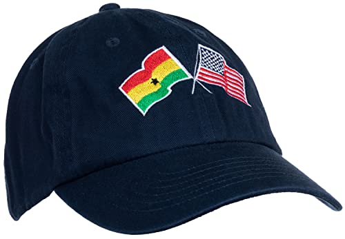Image of Ann Arbor T-shirt Co. American Friendship Nations Flag Baseball Low Profile Dad Hat for Men Women