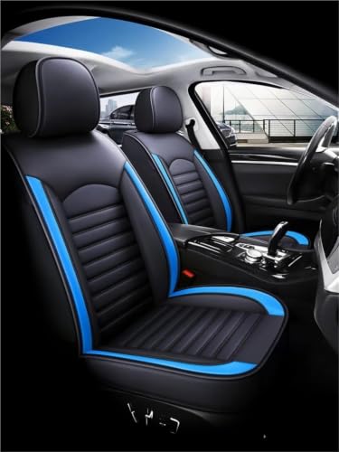 Housse siege voiture bleu universelle pour masquer l'usure et proteger 5 places