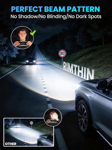 Image of rimthin 9005 Bulbs, 30000LM 800% Brighter Light Bulb