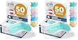 ISC Hygiene & Safety OP Vlies Mundschutz Maske (50 Masken mit Elastikband in Komfortlänge, 3-lagig, 100% PP, mit Nasenbügel, glasfaserfrei, latexfrei, 3-lagig grün (Packung mit 2)