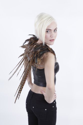 Zucker Adult Angel Fairy Costume Wings - Pheasant Feather Wing For Cosplay Or Halloween #TOP4
