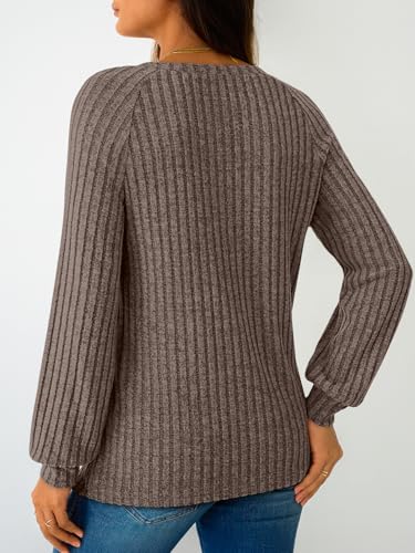 Image of LILLUSORY Womens Tops Long Sleeve Shirts Fall Lightweight Sweaters
