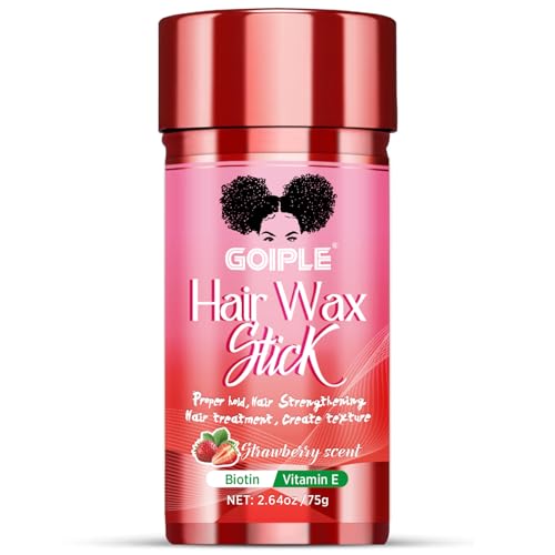 Goiple Hair Wax Stick for Hair Non-greasy Styling Hair Pomade Stick - Hair Styling Waxes Nourishing Accessories for Men Women & Kids, Wax Stick for Flyaways - Hair Care Slick Back Stick
