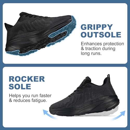 Image of ZOVE Wide Toe Box Shoes Women Extra Wide Width Sneakers Ultra Light Road Running Shoes Non-Slip Tennis Sneakers Breathable Walking Athletic
