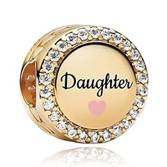 Golden Daughter Round Charm