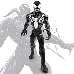 lasama Action Figures, 12 Inch Collectible Figures Toys for Boys Characters Toys Prefect Gift for Christmas, Thanksgiving Day, Birthday, Children’s Day for Kids (Black)