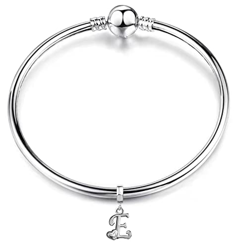 Tgls Letter K Initial Charms With Heart For Mom Sister Grandma Gifts Compatible With Pandora Charms Bracelets #TOP2