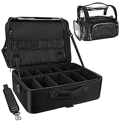 Black with Clear Makeup Case