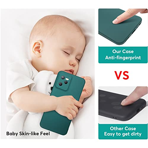 Image of Jkobi Back Cover Case for Vivo Y95 | Vivo Y93 | Vivo Y91 (Inside Fiber Cloth | Smooth Matte Finish | Elegant Professional Look |Green)