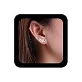 Boucles d'oreilles en cristal argenté, comme les images montrées, conviennent à la plupart des femmes, simples et élégantes.