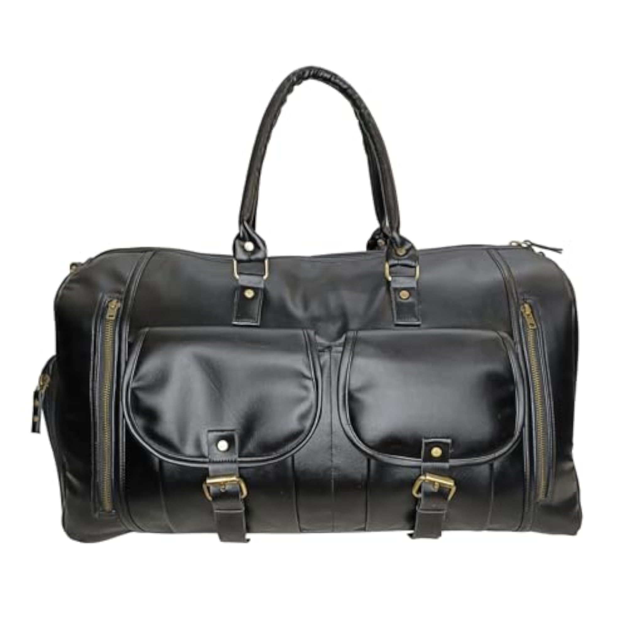 Vegan Leather Cabin Size Travelling Duffle Bag