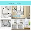Wall Hanging Storage Bag,Wall Hanging Organizer Bags with Pockets, Wall Organizer Storage for Dormitory Bathroom Bedroom Kitchen (White 1)