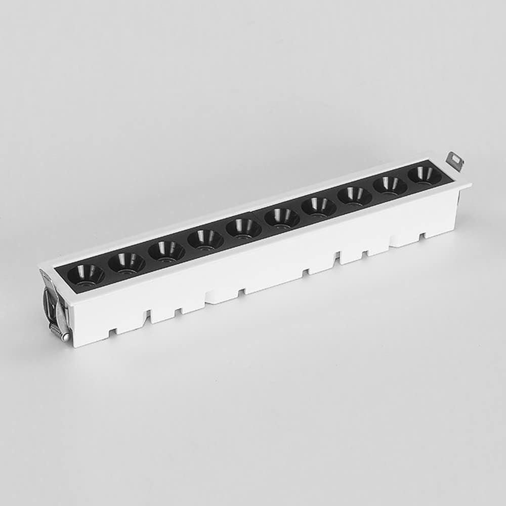 Kit de iluminación LED empotrable Foco de techo de tira larga(White-3000k,20W)