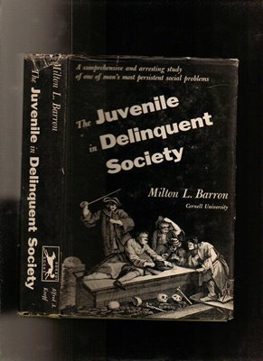 The juvenile in delinquent society B0007DJV78 Book Cover