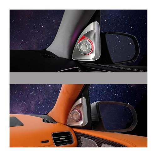 4D Rotary Tweeter Rotary Tweeter Atmosphere Lamp Compatible with Mercedes Benz GLE Class GLS Class Gle350 Gls450 W167 X167 2020 4D(Compatible with GLS Class)