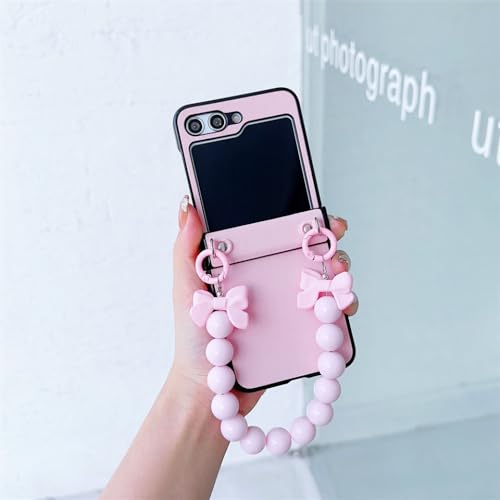 Coque Galaxy Z Flip 3 antichoc à chaîne perles pour vos sorties