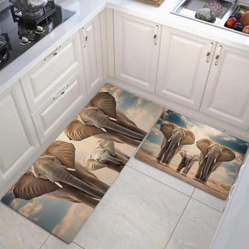 Cocina antideslizantes juegos de almohadillas de microfibra absorbente lavable 43x75 y 43x150 2