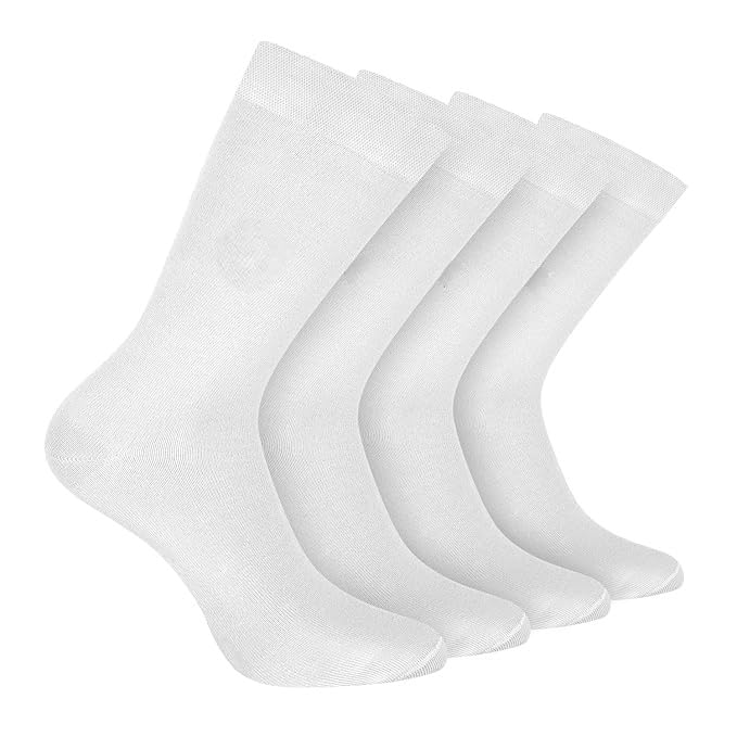 Happy Shopping - Ankle Length Cotton Socks Multicolored Daily-Wear/Running/Gym/Training Ankle Socks Pack of 4 (Free Size) (IN, Alpha, Free Size, White)-image-13