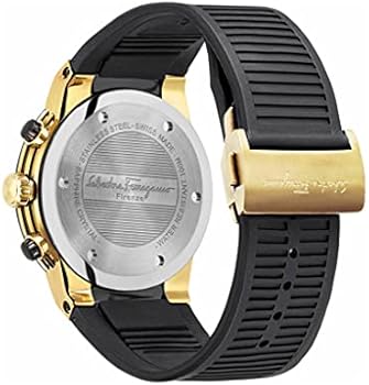 Salvatore Ferragamo Relógio masculino de quartzo Chrono F-80 com