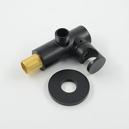 Oil Rubbed Bronze Shower System, Wall Mounted Shower Faucet Set For Bathroom With High Pressure 8" Rain Shower Head And Hand Shower Spray #TOP6