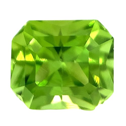 Péridot naturel facetté pour bague et pendentif fait main au quotidien