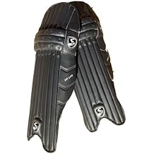SG Cricket HP LITE Premium Right Handed Batting Leg Guards - Adult Size, Navy Blue and Black Color