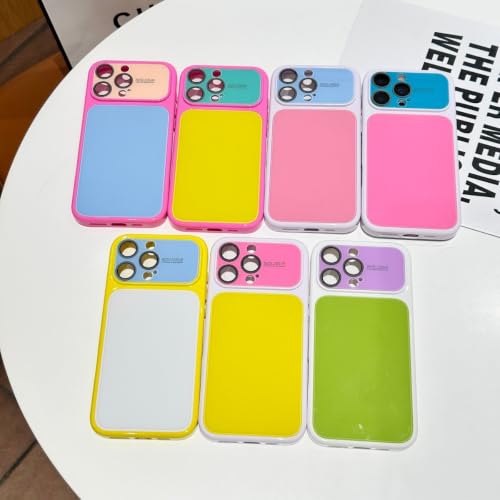 Coque iPhone 17 Pro Max Caseative antichoc protection objectif jaune rose bonbon - 2
