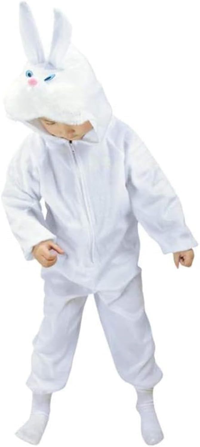 Sponsored Ad – Bunny Rabbit Costume for Kids 1-8 Years | Animal Costumes for Kids | Rabbit Jumpsuit Halloween Costume for Boys Girls | Preten Play Fancy Dress Easter Costume for Toddlers