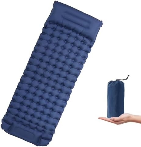 Night Cat Inflatable Air Mattress For Camping - Compact, Lightweight, Pump-Inflating Sleeping Pad - View #7
