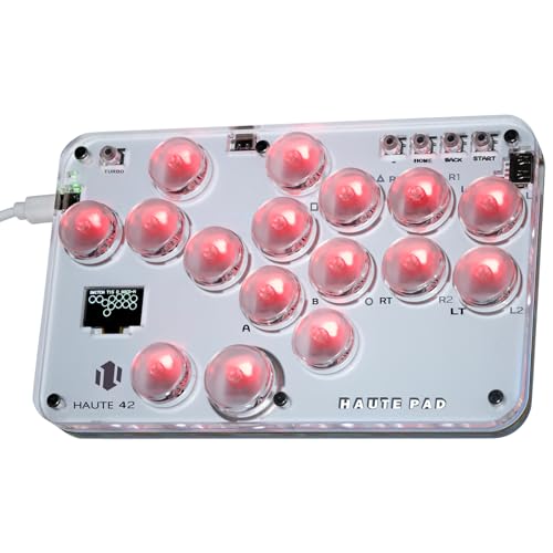 HARIKIKI Arcade Stick für Switch/PS4/PC/PS3, S16 Gamer Stick Spieltastatur Game Controller Board Fighter Joystick, DIY Street Fighting Steuerung Keypad