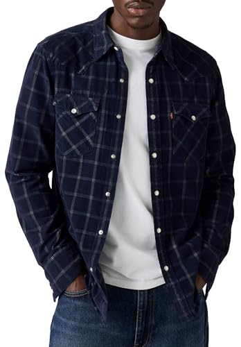 Image of Levi's Men's Solid Slim Fit Denim Shirt