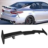 RoyalParts 57 Inch Universal Rear Spoiler, Matte Black TRD Style Trunk Wing Tail Spoiler Fit for Sedan Coupe Hatchback