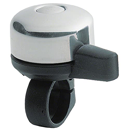 Mirrycle Incredibell Clever Lever Bicycle Bell (Silver)