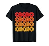 Cacao Retro Vintage 80s Style Word Ceremony Art