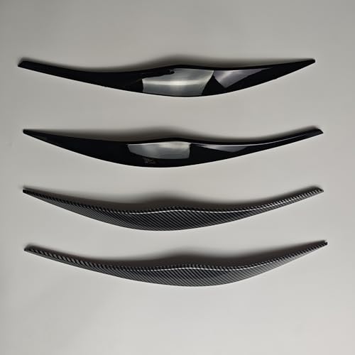 Paupières de phare pour Série 3 E90 E91 2005-2011 noir brillant - 3