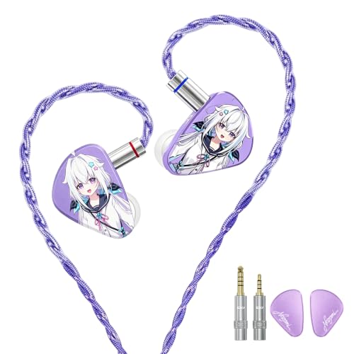 Amazon.co.jp: CVJ 海藍星の夢&NOZOMI （紫） IEM イヤホン 有線/2DD+