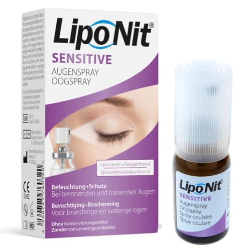LipoNit Augenspray Sensitive zur verbesserten Befeuchtung gereizter Augen 10 ml