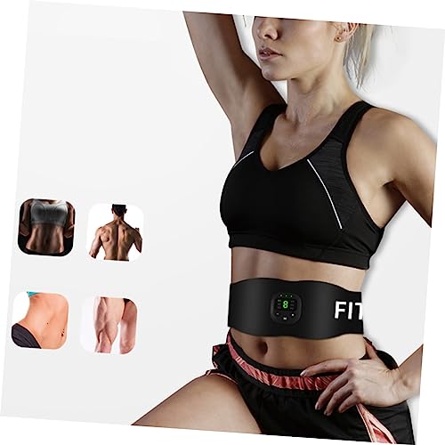 Cinturón de ejercicio abdominal inteligente con función quema grasa y material resistente 7
