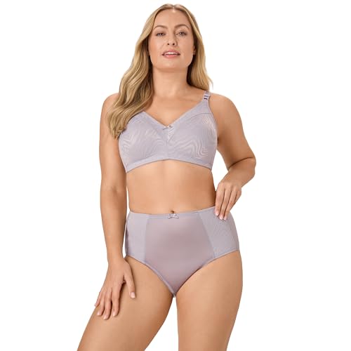 Image of Bali Women's Wireless Bra for Women - Double Support - Lace Full Coverage Bra - Stay-in-Place Straps - Spa Closure