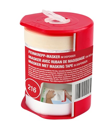 Dispensador de cinta y cortinas Kip para cubrir zonas difíciles y evitar manchas de pintura