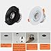 1Pack Outer Diameter 7.5 cm Ultra-Thin Recessed Lighting 3W 3000K-6000K with Junction Box LED Ceiling Light Daylight Indoor Spotlights Livingroom Aisle Balcony Dimmable Downlights 85V-110V Fitt