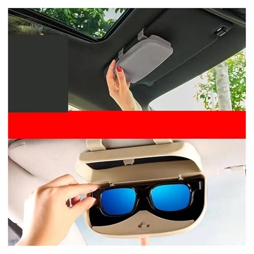 Rangement compact pour lunettes de voiture contre les rayures - 4