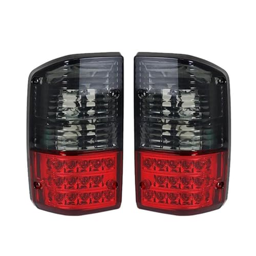 UAGFDFF LED Feu Arrière Feu Arrière LED avec Ampoules pour Nissan pour Patrol GQ Y60 GR 1987-1997 26550-05J00 26555-05J00 Feu Arrière Voiture(Red Smoke)