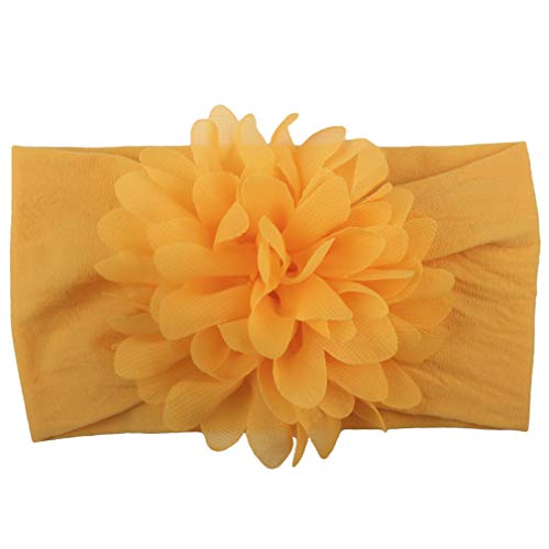 Baby Head Wrap Chiffon Flowers Toptim Newborn Infant Soft Nylon Headbands #TOP2
